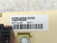 1999-2002 Chevrolet Silverado 1500 Climate Control Module Temperature AC/Heater Replacement P/N:15054698 Fits OEM Used Auto 