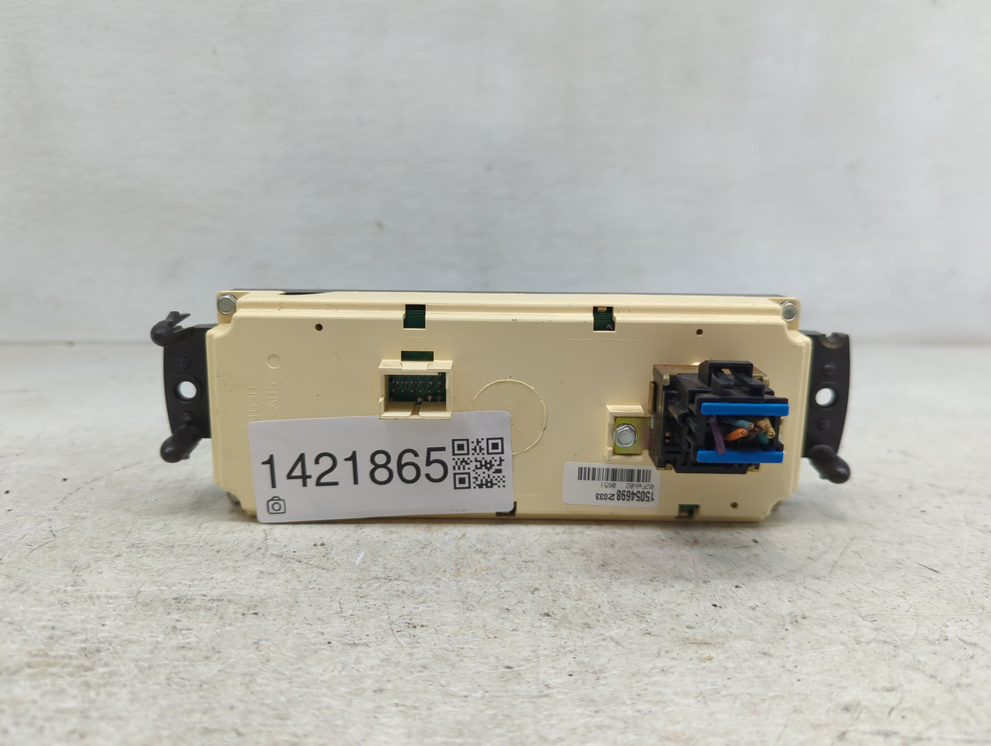 1999-2002 Chevrolet Silverado 1500 Climate Control Module Temperature AC/Heater Replacement P/N:15054698 Fits OEM Used Auto 