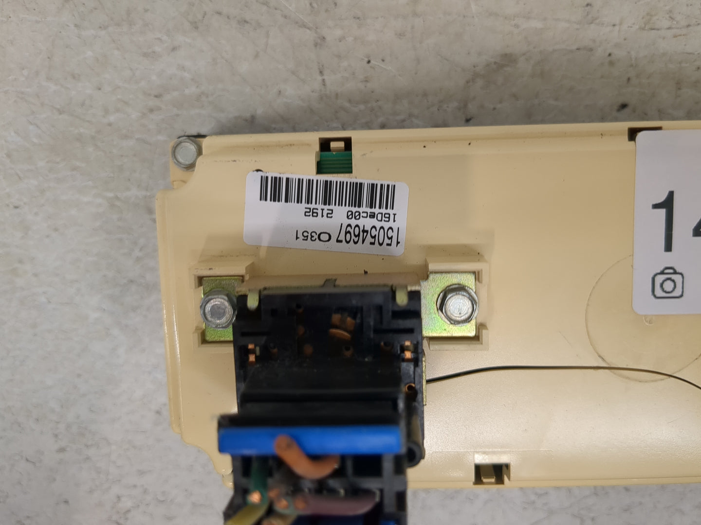 1999-2002 Chevrolet Silverado 1500 Climate Control Module Temperature AC/Heater Replacement P/N:15054697 Fits OEM Used Auto 