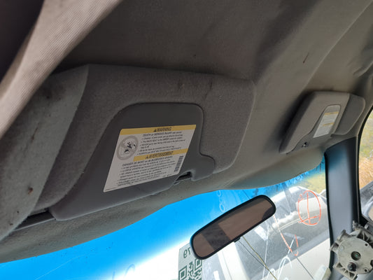 2001 Chevrolet Silverado 1500 Pickup Sun Visor Shade Replacement Driver Left Mirror Fits Fits 2000 2002 OEM Used Auto Parts 