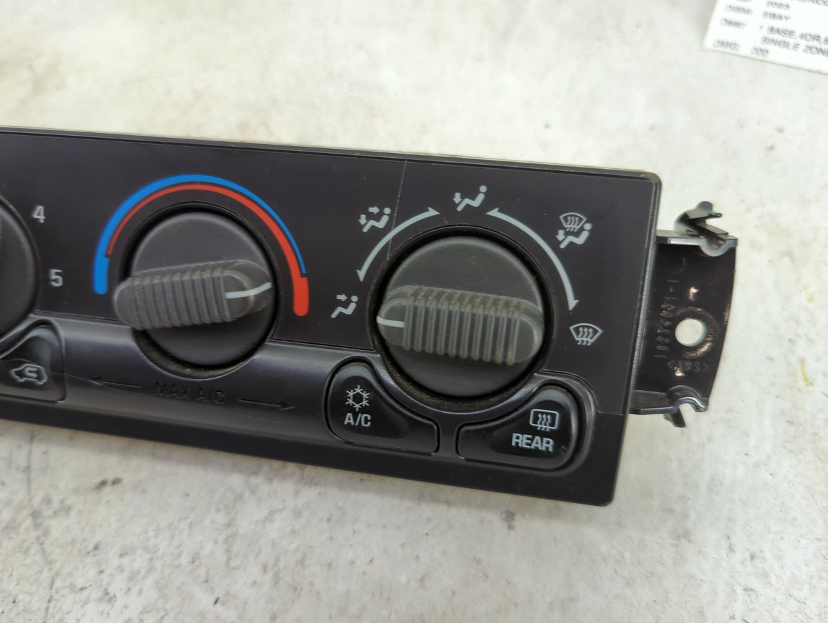 2000-2002 Chevrolet Suburban Climate Control Module Temperature AC/Heater Replacement P/N:15054698 Fits Fits 1999 2000 2001 
