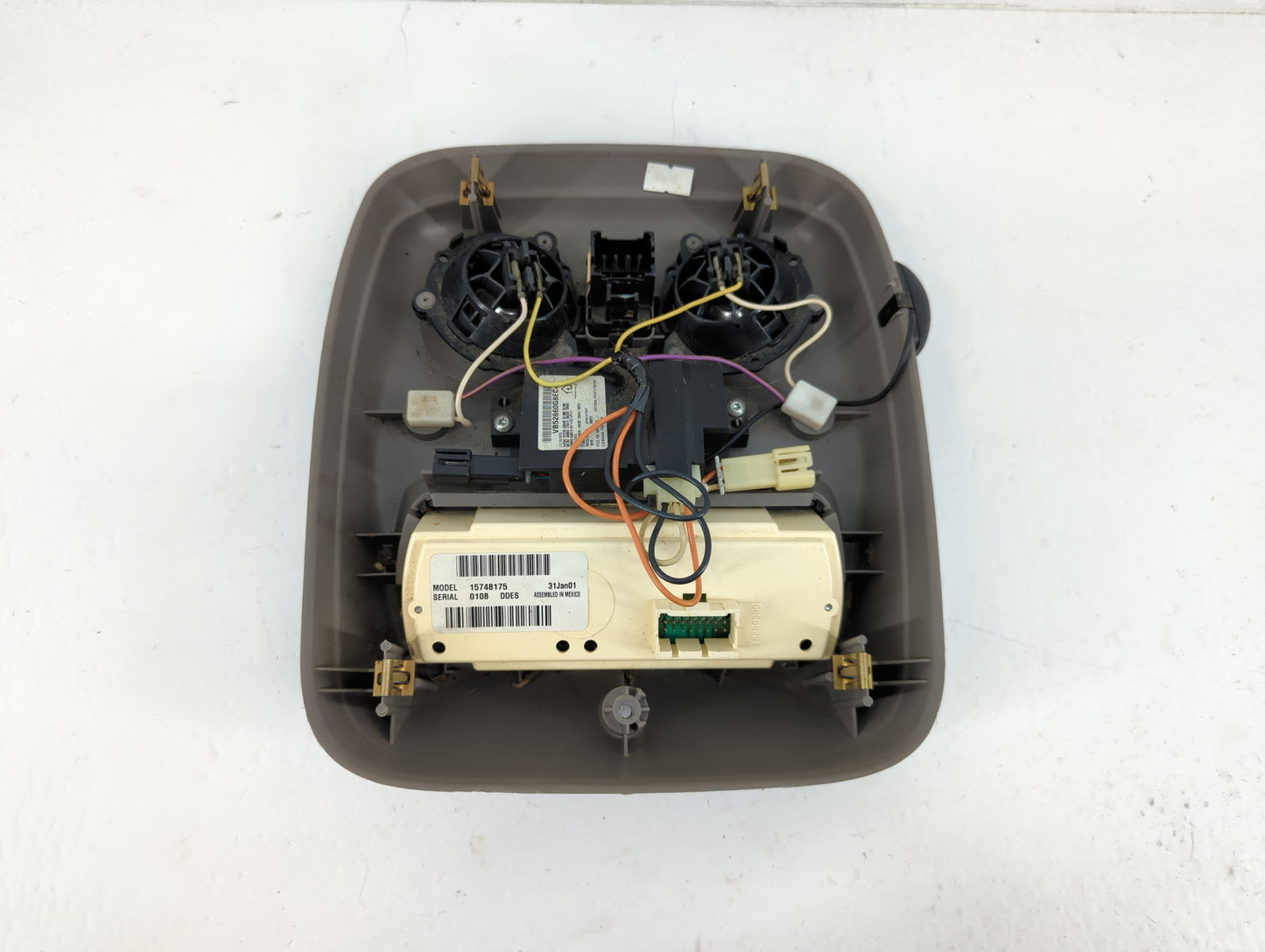 2000-2002 Chevrolet Tahoe Overhead Roof Console Interior Dome Light - Oemusedautoparts1.com