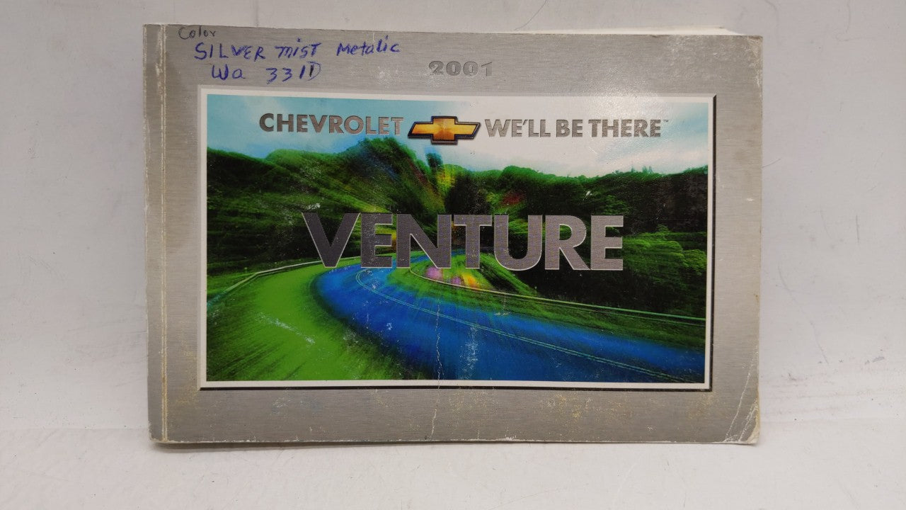 2001 Chevrolet Venture Owners Manual Book Guide OEM Used Auto Parts - Oemusedautoparts1.com