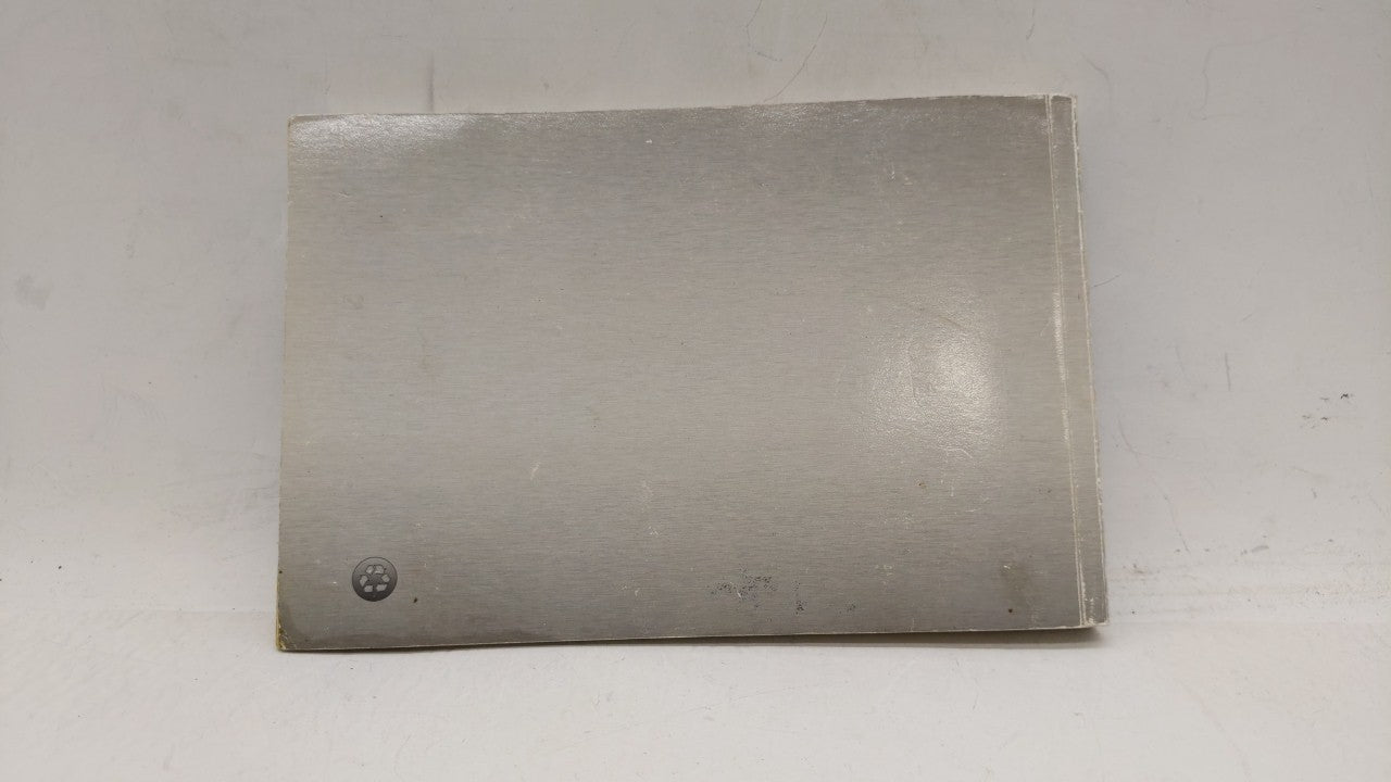 2001 Chevrolet Venture Owners Manual Book Guide OEM Used Auto Parts - Oemusedautoparts1.com