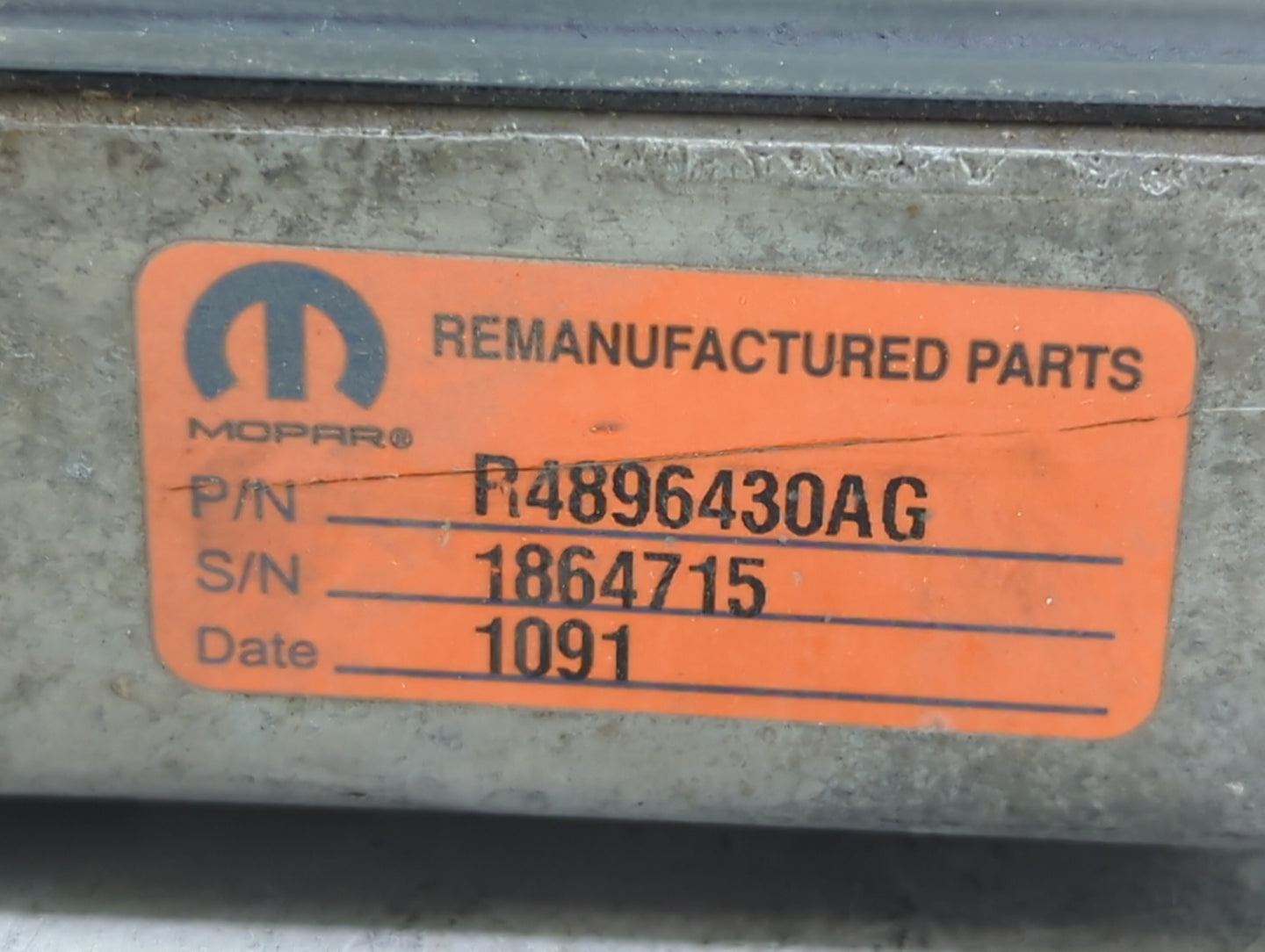 Chrysler 300m Body Control Module Bcm Inner Cabin Fuse Box R4896430ag - Oemusedautoparts1.com