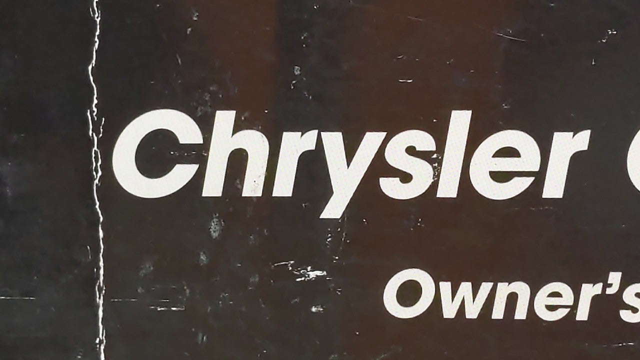 2001 Chrysler Concorde Owners Manual Book Guide OEM Used Auto Parts - Oemusedautoparts1.com