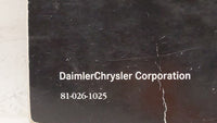 2001 Chrysler Concorde Owners Manual Book Guide OEM Used Auto Parts - Oemusedautoparts1.com