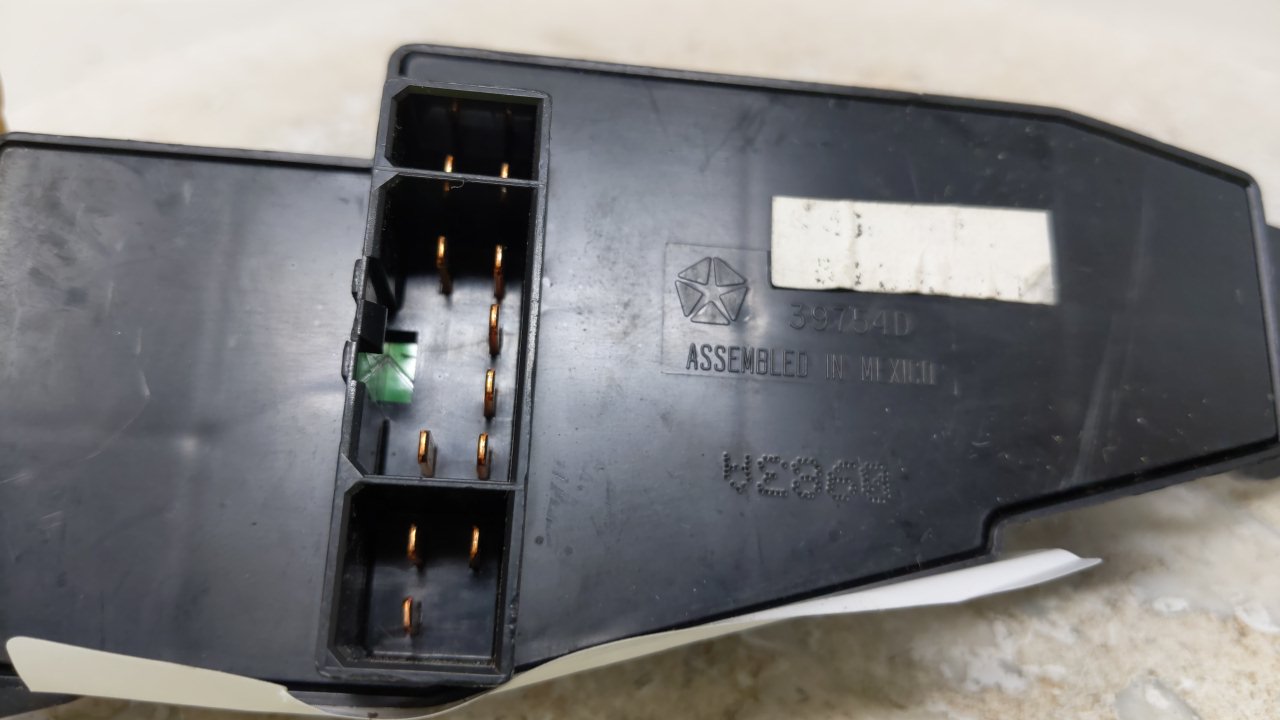 2001 Chrysler Concorde Master Power Window Switch Replacement Driver Side Left Fits OEM Used Auto Parts - Oemusedautoparts1.