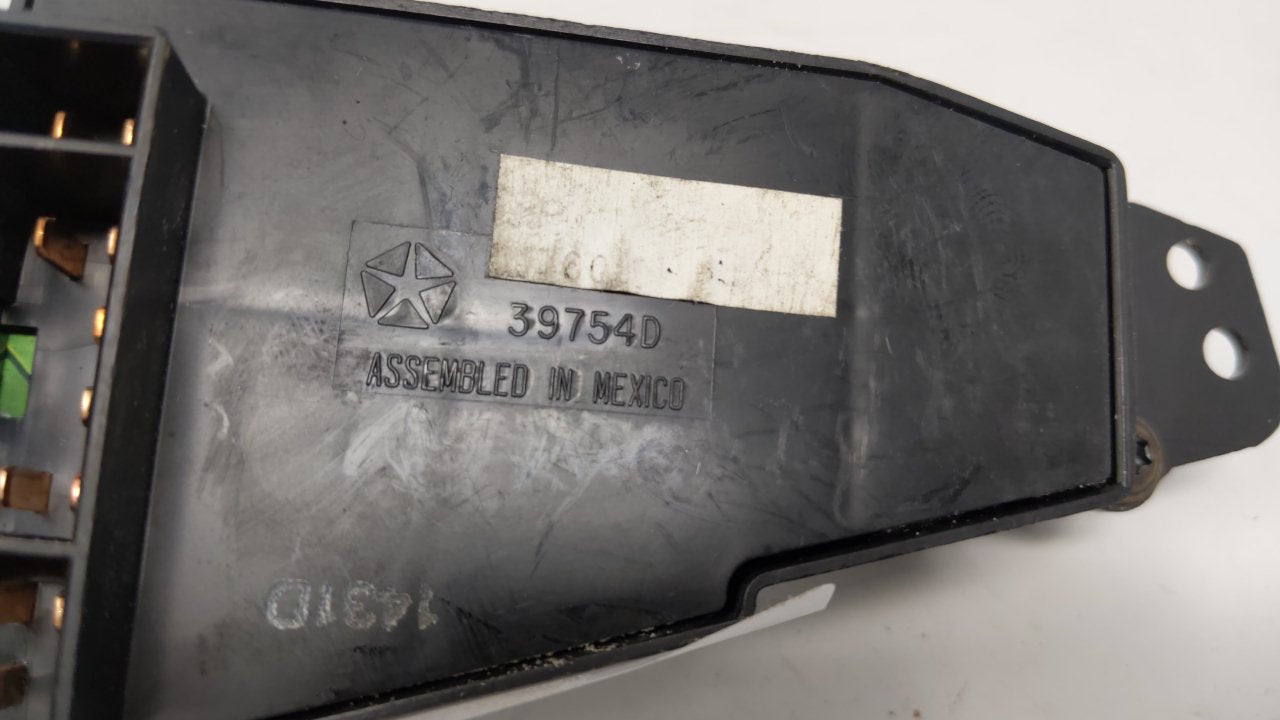 2001-2004 Chrysler Concorde Master Power Window Switch Replacement Driver Side Left Fits Fits 2001 2002 2003 2004 OEM Used A