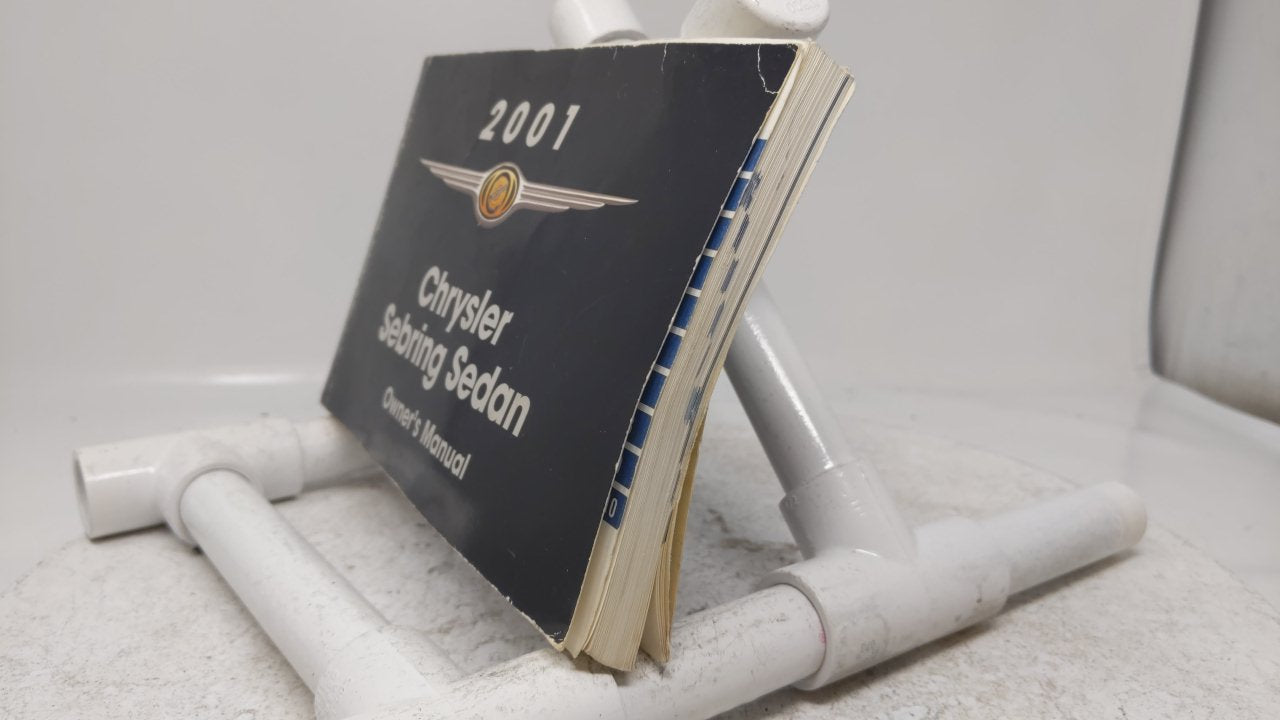 01 Sebring OEM Owners Manual Users Guide Operators Hand Book 11X623 - Oemusedautoparts1.com