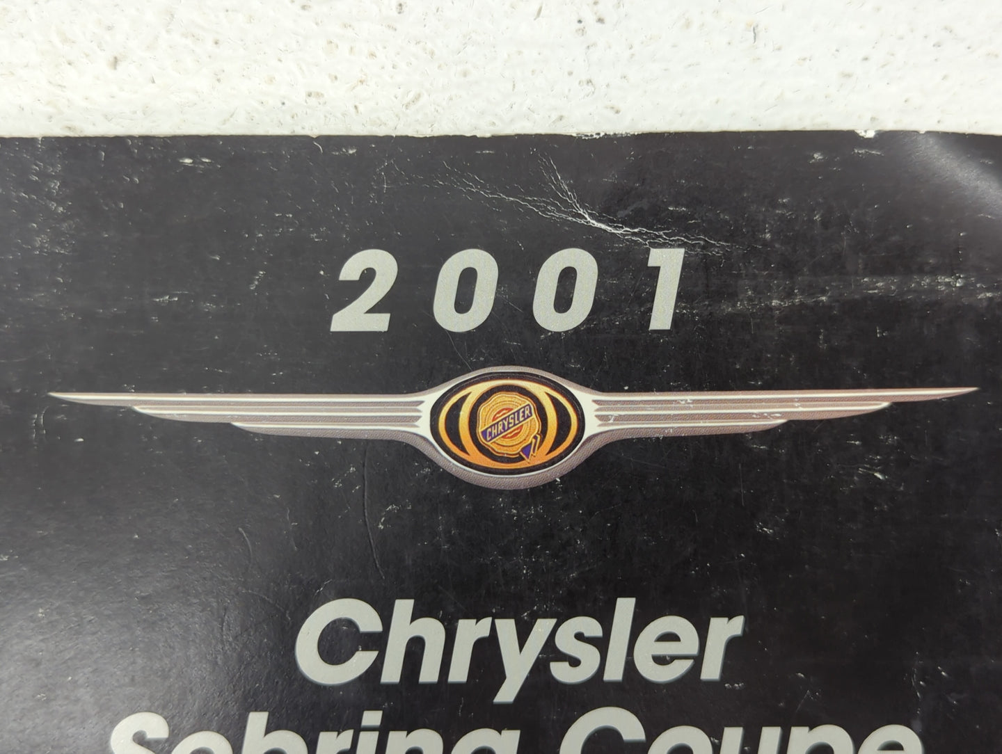 2001 Chrysler Sebring Owners Manual Book Guide OEM Used Auto Parts - Oemusedautoparts1.com