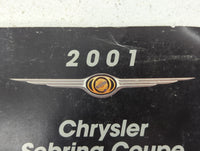 2001 Chrysler Sebring Owners Manual Book Guide OEM Used Auto Parts - Oemusedautoparts1.com