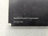 2001 Chrysler Sebring Owners Manual Book Guide OEM Used Auto Parts - Oemusedautoparts1.com