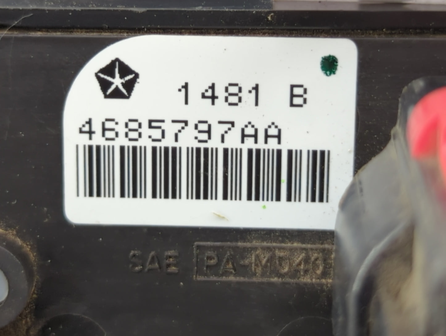 2001-2007 Chrysler Town & Country Climate Control Module Temperature AC/Heater Replacement P/N:P05005009AD 4685797AA Fits OE