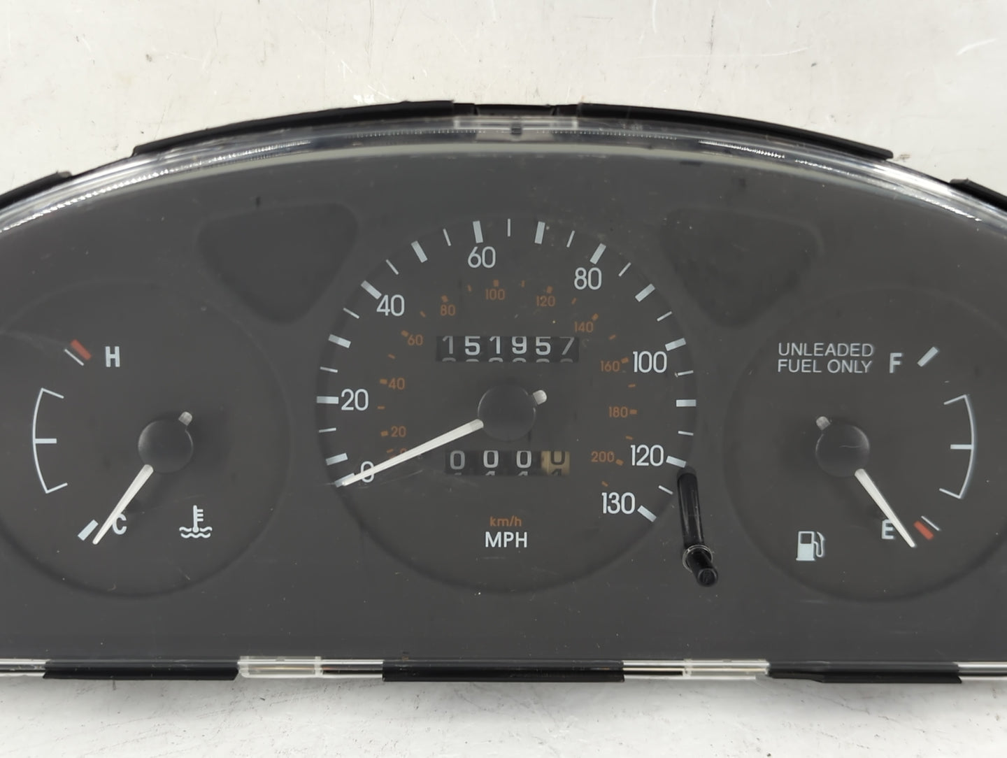 1999-2001 Daewoo Lanos Instrument Cluster Speedometer Gauges P/N:96275917 AP Fits Fits 1999 2000 2001 OEM Used Auto Parts - 