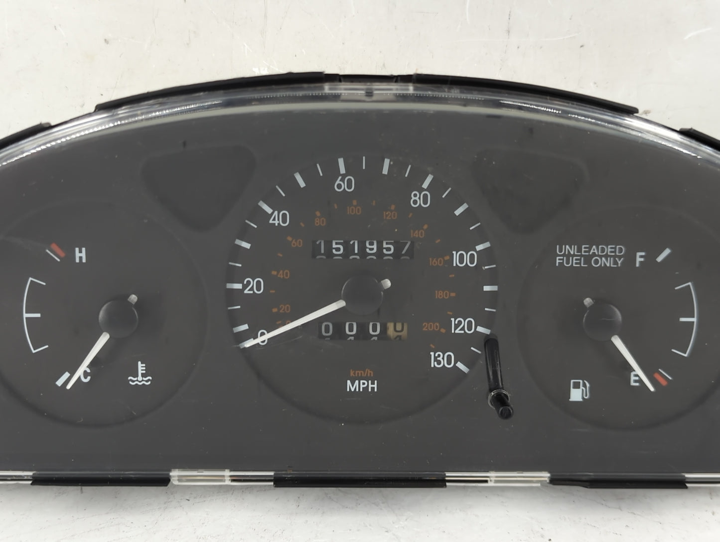 1999-2001 Daewoo Lanos Instrument Cluster Speedometer Gauges P/N:96275917 AP Fits Fits 1999 2000 2001 OEM Used Auto Parts - 