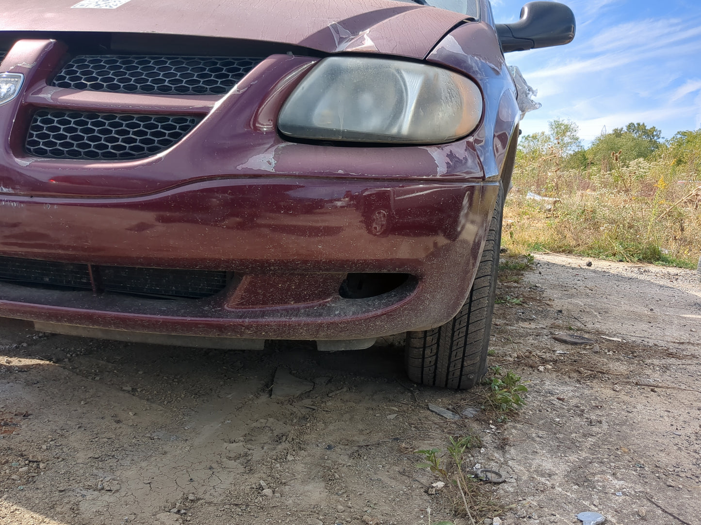 2001-2004 Dodge Caravan Front Bumper - Oem - Oemusedautoparts1.com