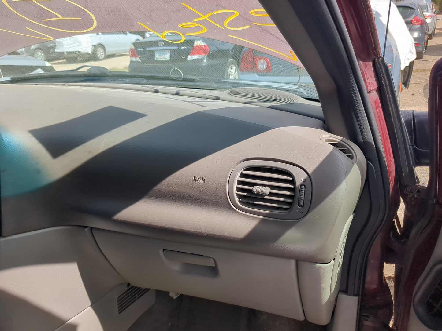 2001 Dodge Caravan Air Bag Passenger Right Dashboard OEM Fits OEM Used Auto Parts - Oemusedautoparts1.com