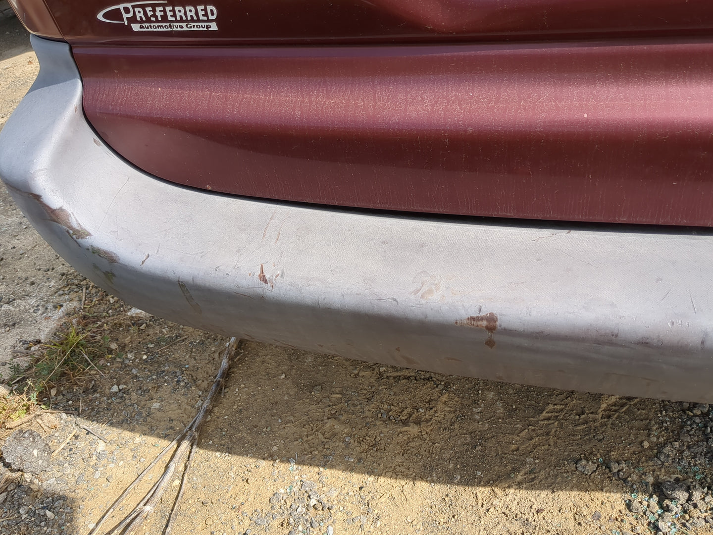 2001-2007 Dodge Caravan Rear Bumper Assembly Oem - Oemusedautoparts1.com
