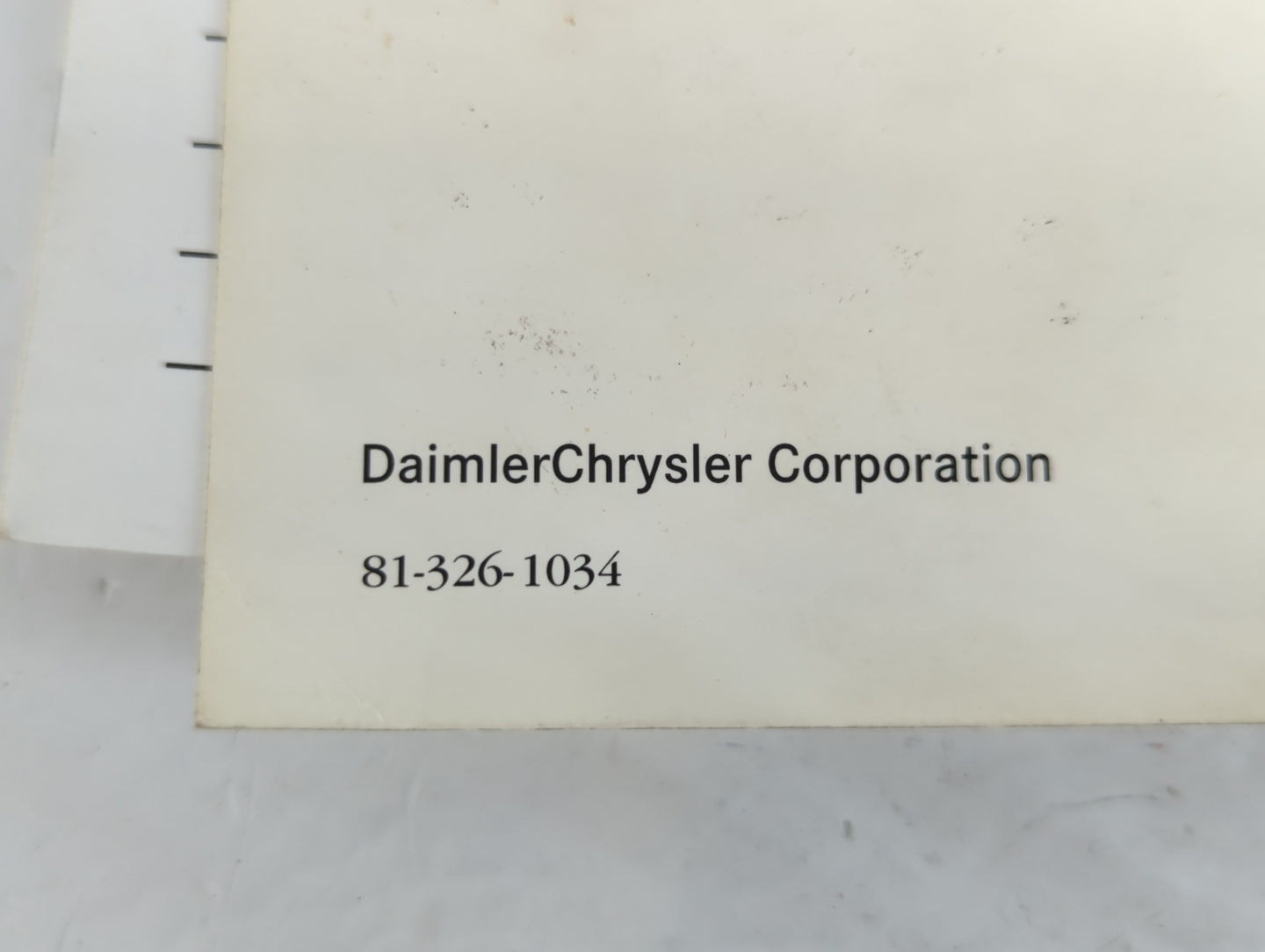 2001 Dodge Dakota Owners Manual Book Guide P/N:81-326-1034 OEM Used Auto Parts - Oemusedautoparts1.com