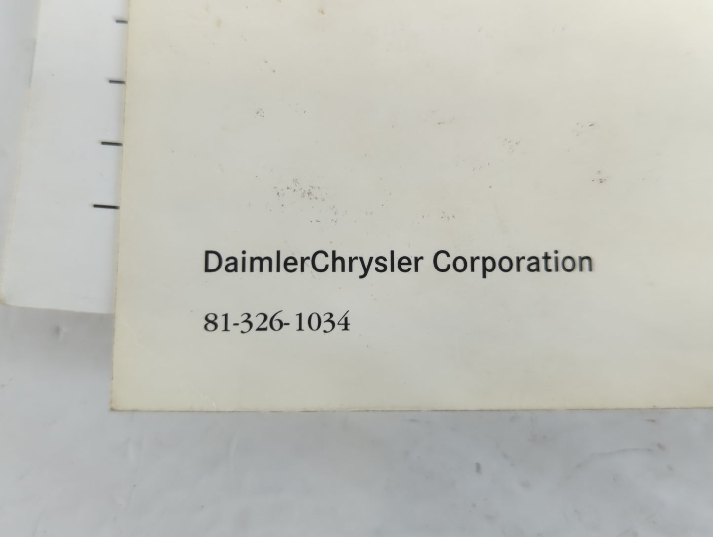 2001 Dodge Dakota Owners Manual Book Guide P/N:81-326-1034 OEM Used Auto Parts - Oemusedautoparts1.com