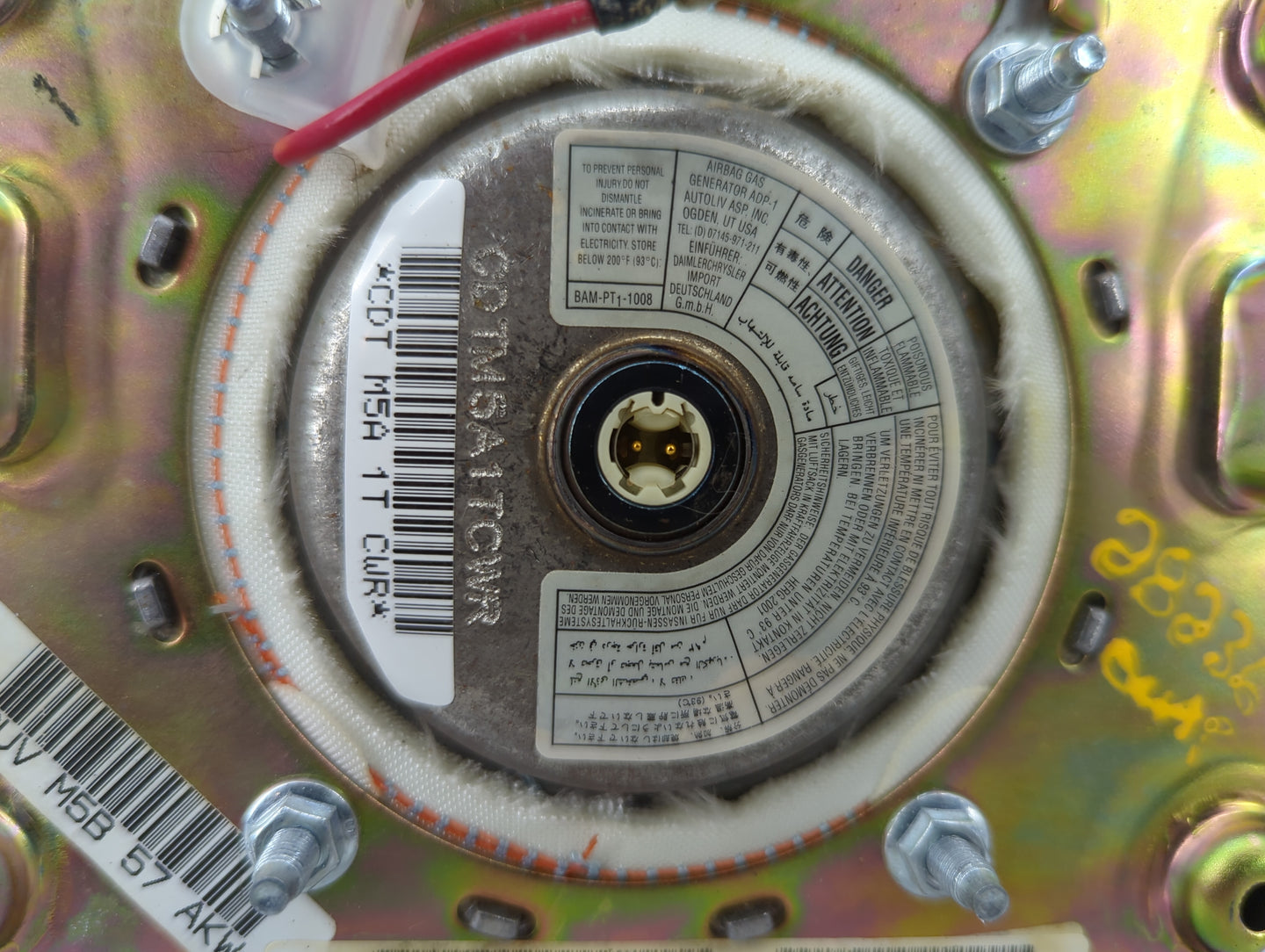 Dodge Dodge 1500 Van Air Bag Driver Left Steering Wheel Mounted - Oemusedautoparts1.com
