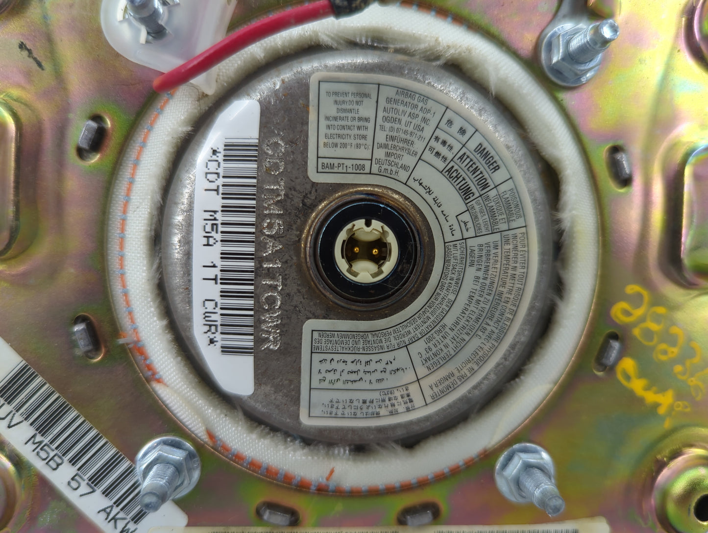 Dodge Dodge 1500 Van Air Bag Driver Left Steering Wheel Mounted - Oemusedautoparts1.com
