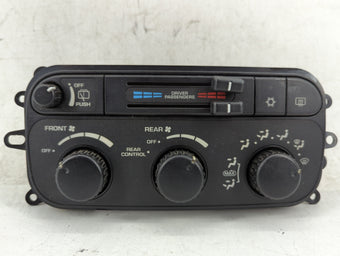 compare product 2002-2003 Dodge Durango Climate Control Module Temperature AC/Heater Replacement P/N:P55055904AD Fits Fits 2002 2003 OEM Used Auto Parts