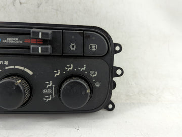 2002-2003 Dodge Durango Climate Control Module Temperature AC/Heater Replacement P/N:P55055904AD Fits Fits 2002 2003 OEM Used Auto Parts
