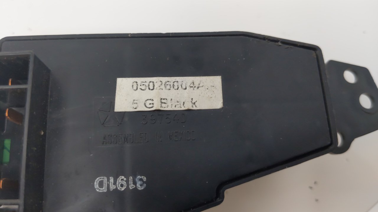 2001 Dodge Intrepid Master Power Window Switch Replacement Driver Side Left Fits OEM Used Auto Parts - Oemusedautoparts1.com