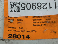 2000-2002 Dodge Neon Car Starter Motor Solenoid OEM Fits Fits 2000 2001 2002 OEM Used Auto Parts - Oemusedautoparts1.com
