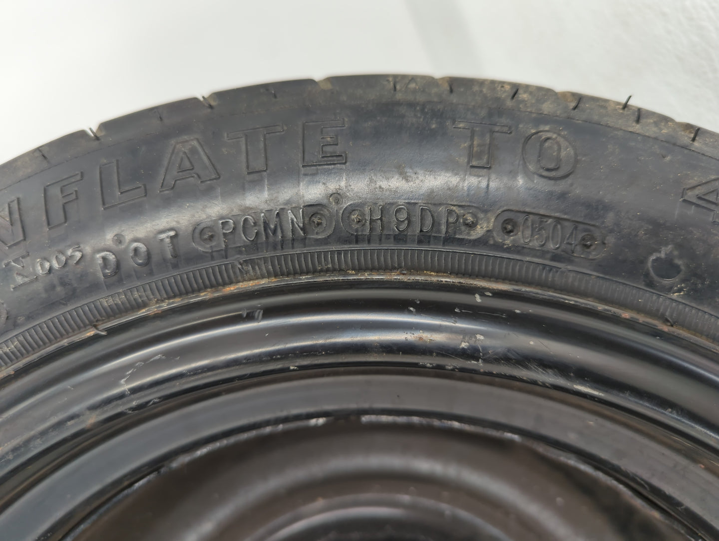 2000-2003 Dodge Neon Spare Donut Tire Wheel Rim Oem - Oemusedautoparts1.com