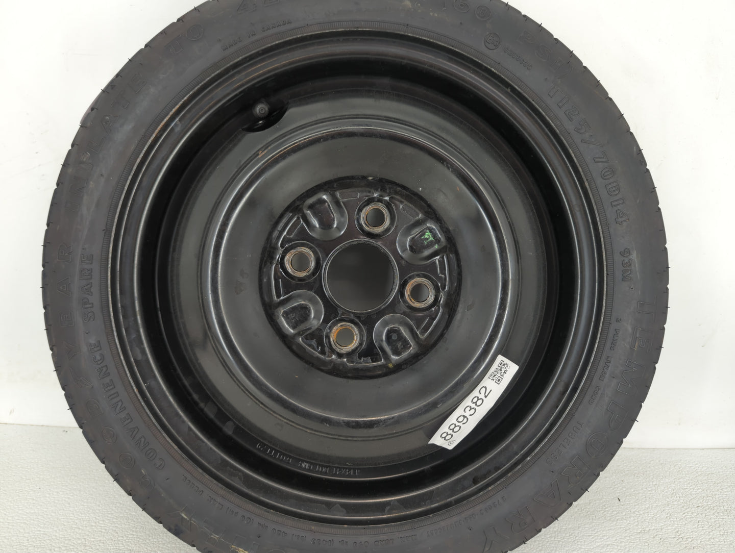 2000-2003 Dodge Neon Spare Donut Tire Wheel Rim Oem - Oemusedautoparts1.com