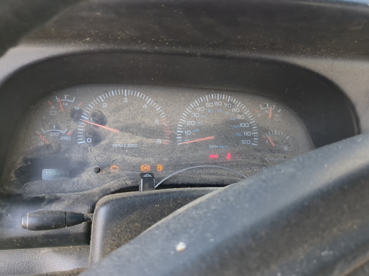 2000-2001 Dodge Ram 1500 Instrument Cluster Speedometer Gauges Miles:199K Fits Fits 2000 2001 OEM Used Auto Parts - Oemuseda