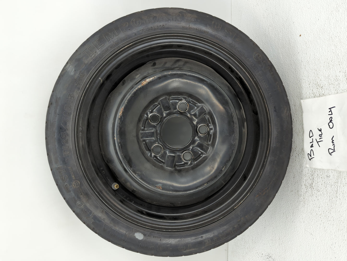 2001-2001 Dodge Stratus Spare Donut Tire Wheel Rim Oem - Oemusedautoparts1.com