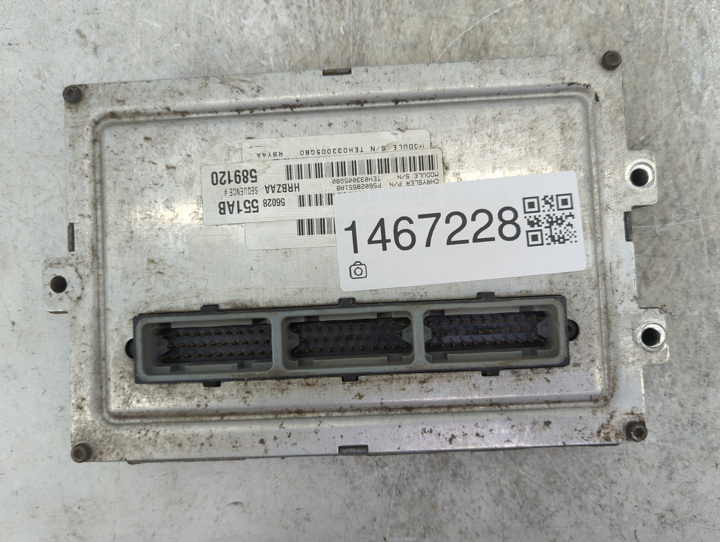 2001 Dodge Ram 1500 PCM Engine Control Computer ECU ECM PCU OEM P/N:P56028551AB 56028551AB Fits OEM Used Auto Parts - Oemuse