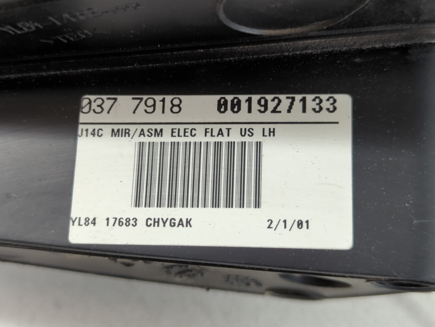 2001-2002 Ford Escape Side Mirror Replacement Driver Left View Door Mirror P/N:YL84 17683 CHY Fits Fits 2001 2002 OEM Used A