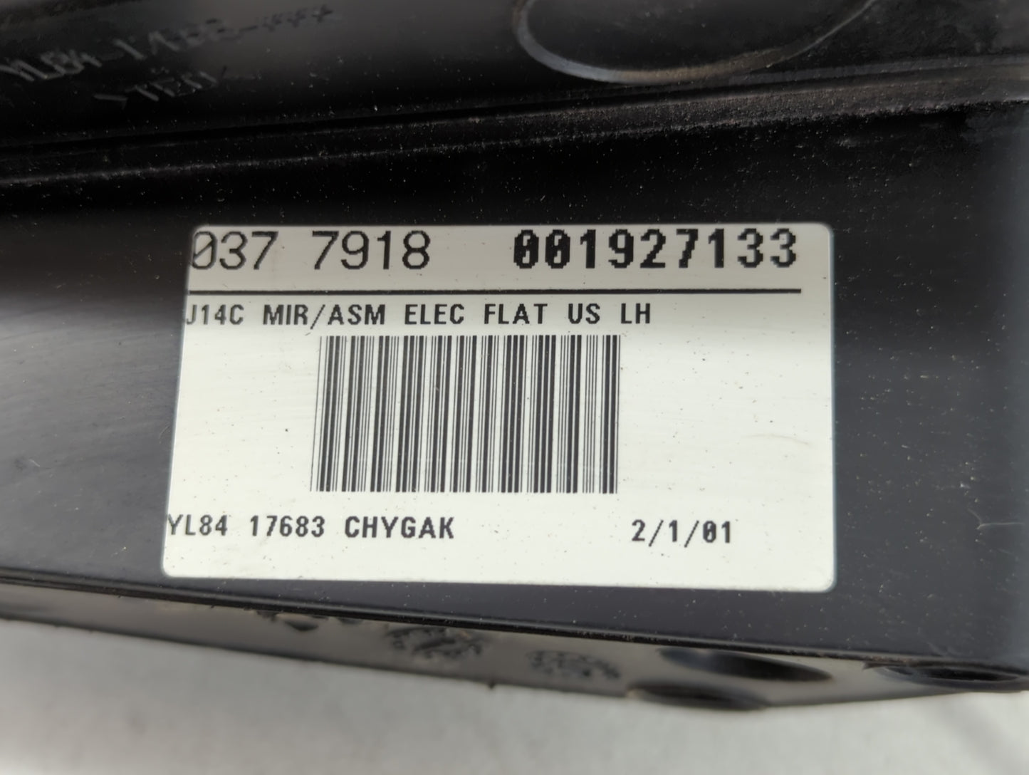 2001-2002 Ford Escape Side Mirror Replacement Driver Left View Door Mirror P/N:YL84 17683 CHY Fits Fits 2001 2002 OEM Used A