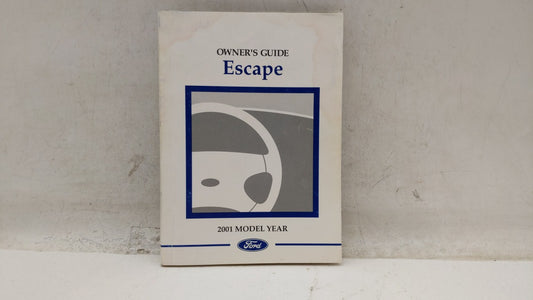 2001 Ford Escape Owners Manual Book Guide OEM Used Auto Parts - Oemusedautoparts1.com