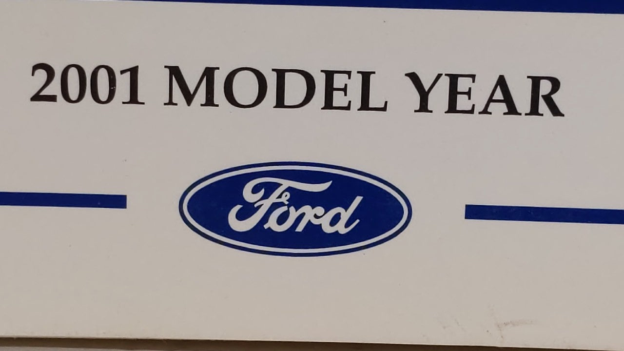 2001 Ford Escape Owners Manual Book Guide OEM Used Auto Parts - Oemusedautoparts1.com