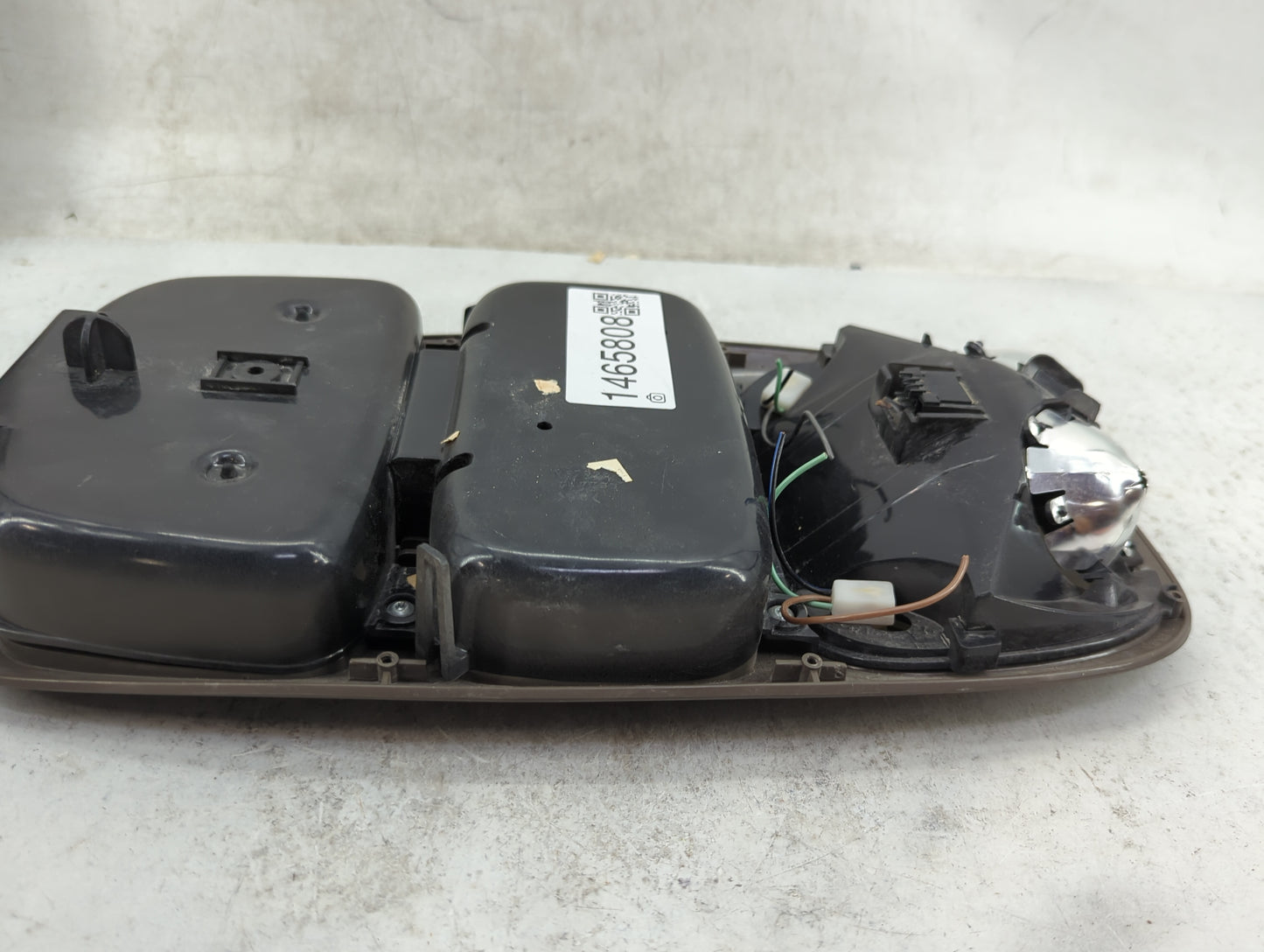 2001 Ford Excursion Overhead Roof Console Tan - Oemusedautoparts1.com
