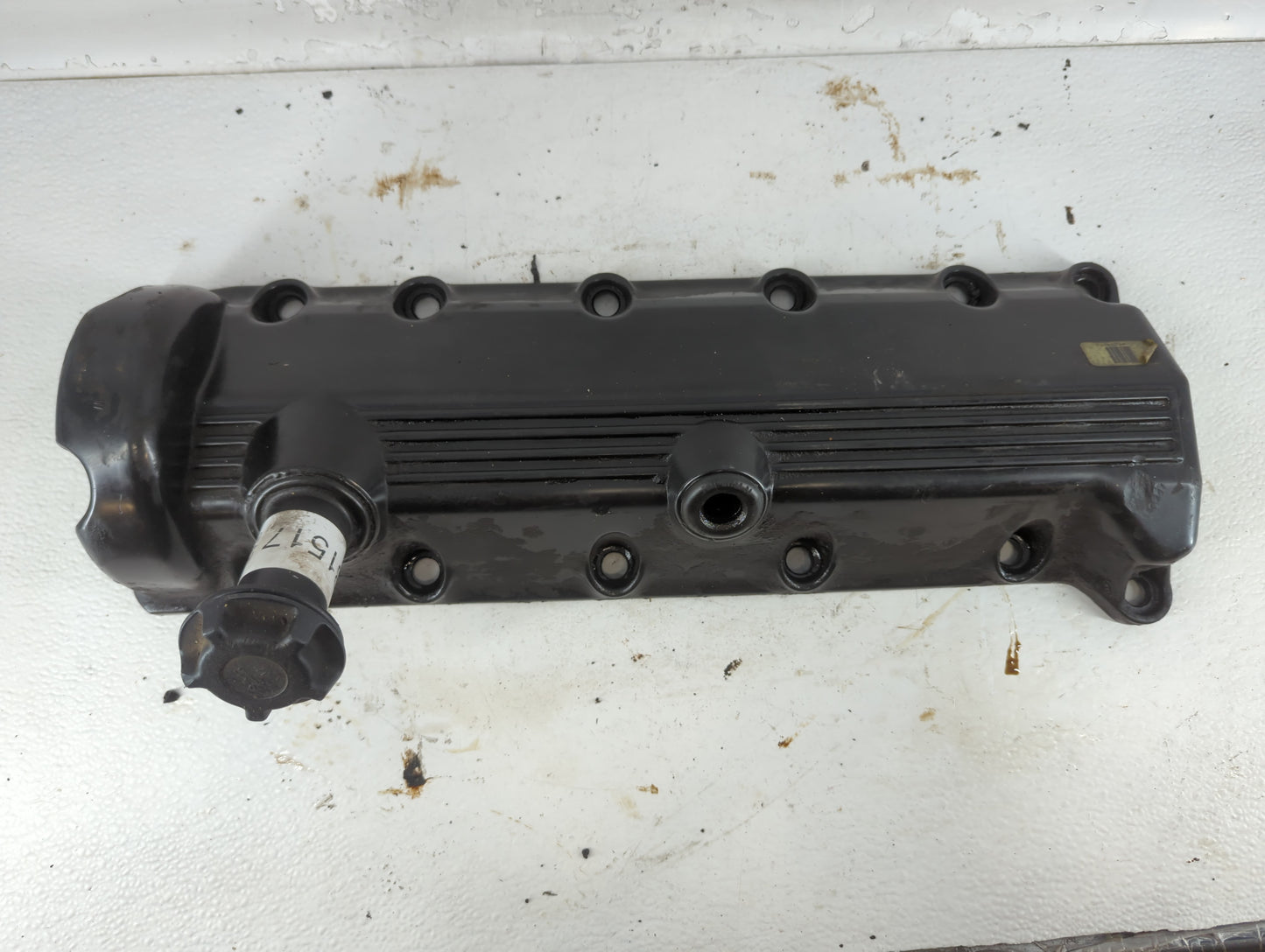 2002 Ford Expedition Engine Oil Pan P/N:F65E-6591-CC F7UE-6591-JC Fits Fits 1999 2000 2001 2003 2004 OEM Used Auto Parts - O