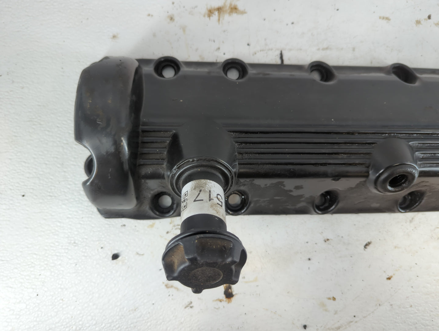 2002 Ford Expedition Engine Oil Pan P/N:F65E-6591-CC F7UE-6591-JC Fits Fits 1999 2000 2001 2003 2004 OEM Used Auto Parts - O