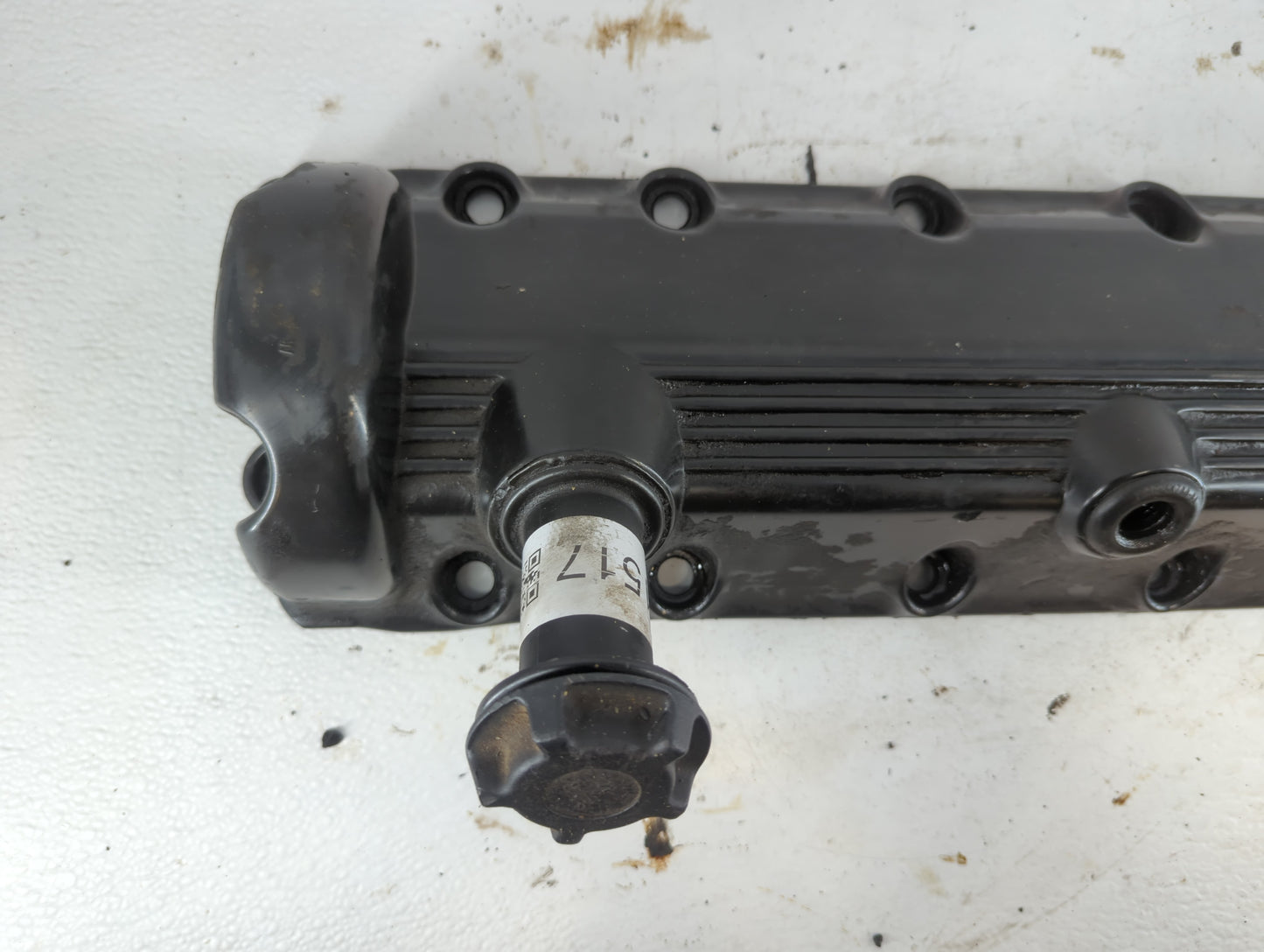2002 Ford Expedition Engine Oil Pan P/N:F65E-6591-CC F7UE-6591-JC Fits Fits 1999 2000 2001 2003 2004 OEM Used Auto Parts - O