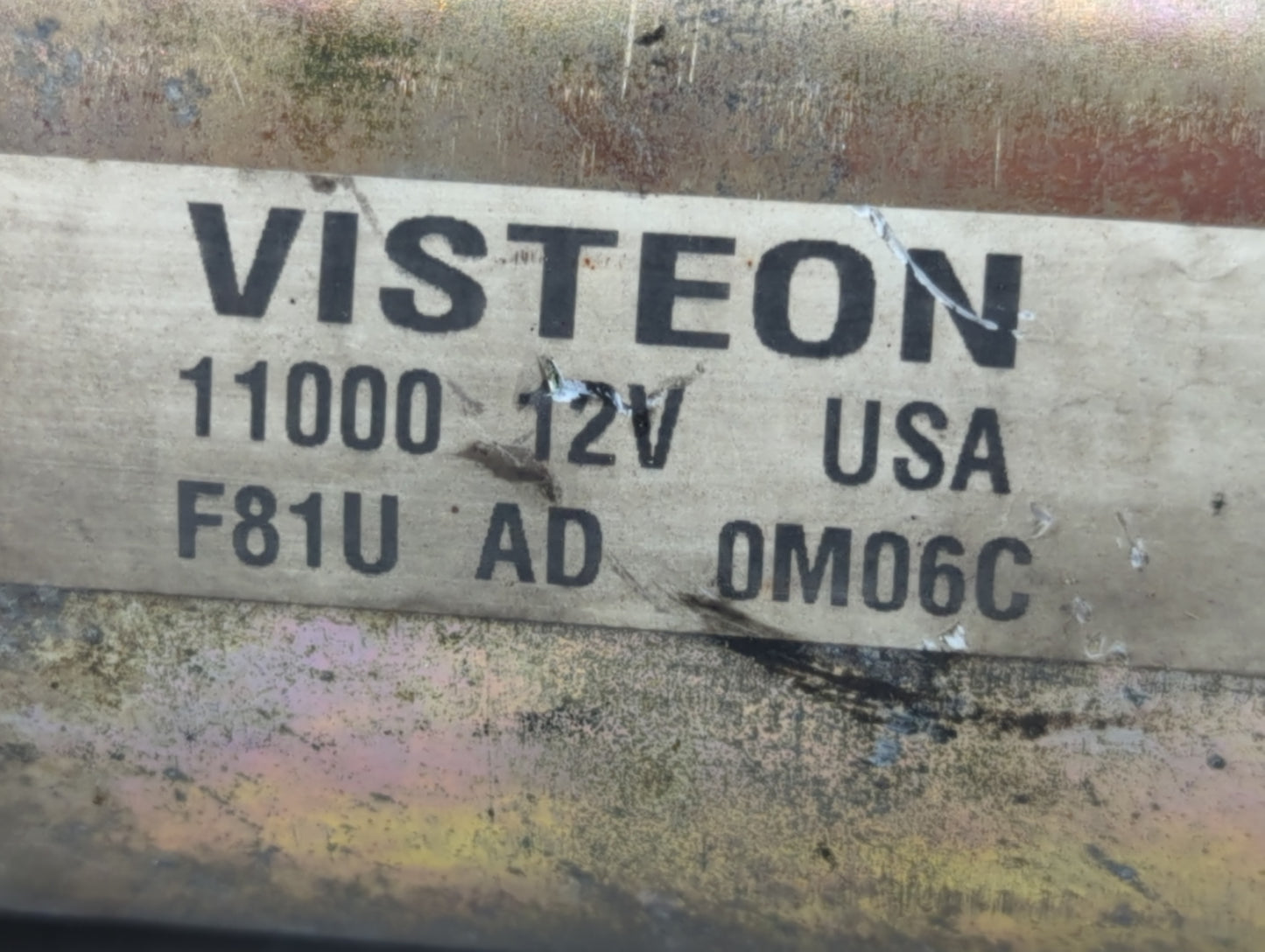 1999-2012 Ford Expedition Car Starter Motor Solenoid OEM P/N:F81U AD 0M06C 11000 12V Fits OEM Used Auto Parts - Oemusedautop