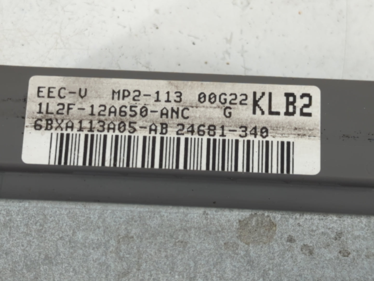 2001-2002 Ford Explorer PCM Engine Control Computer ECU ECM PCU OEM P/N:1L2F-12A650-ANC Fits Fits 2001 2002 OEM Used Auto Pa
