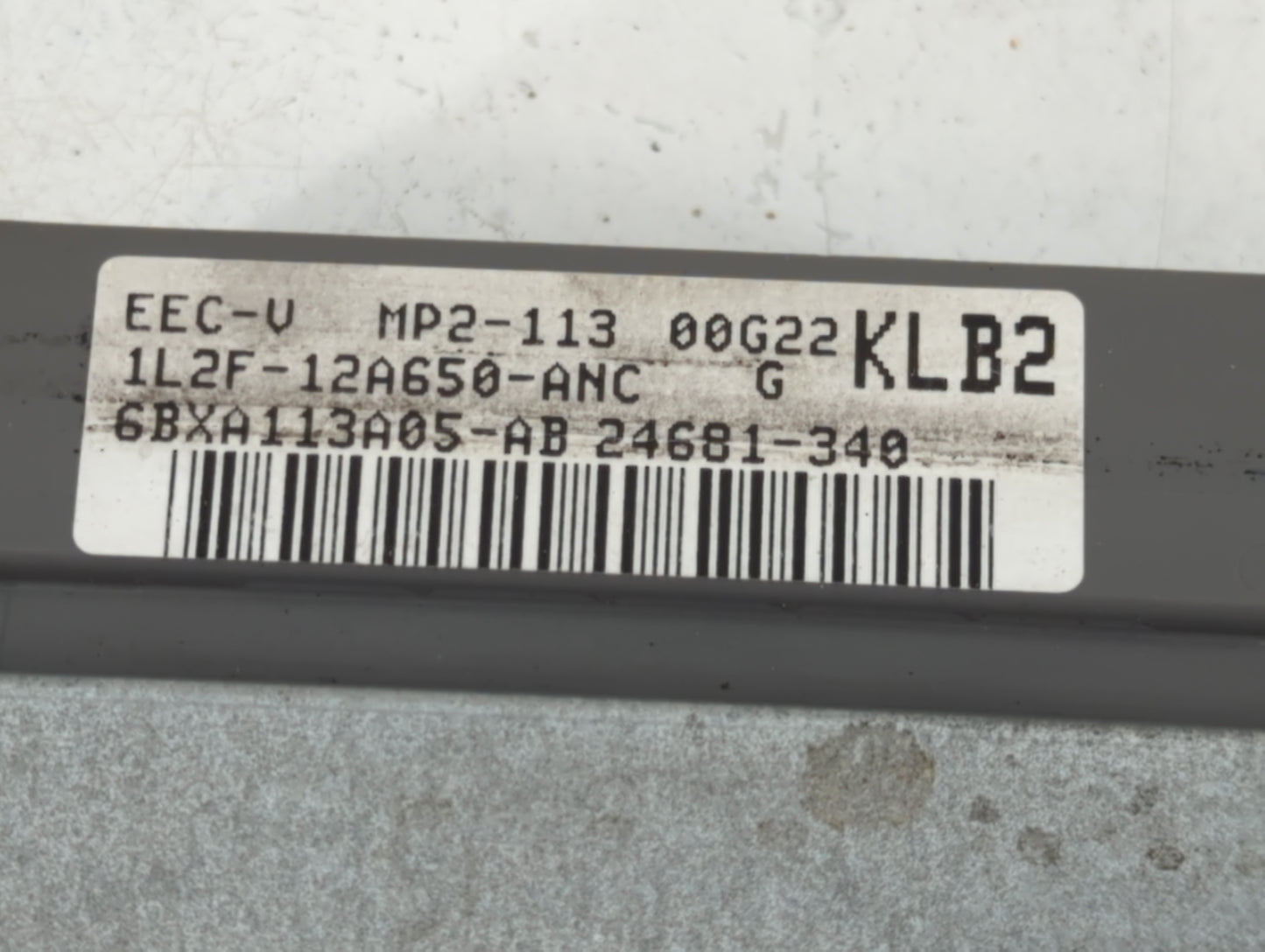 2001-2002 Ford Explorer PCM Engine Control Computer ECU ECM PCU OEM P/N:1L2F-12A650-ANC Fits Fits 2001 2002 OEM Used Auto Pa