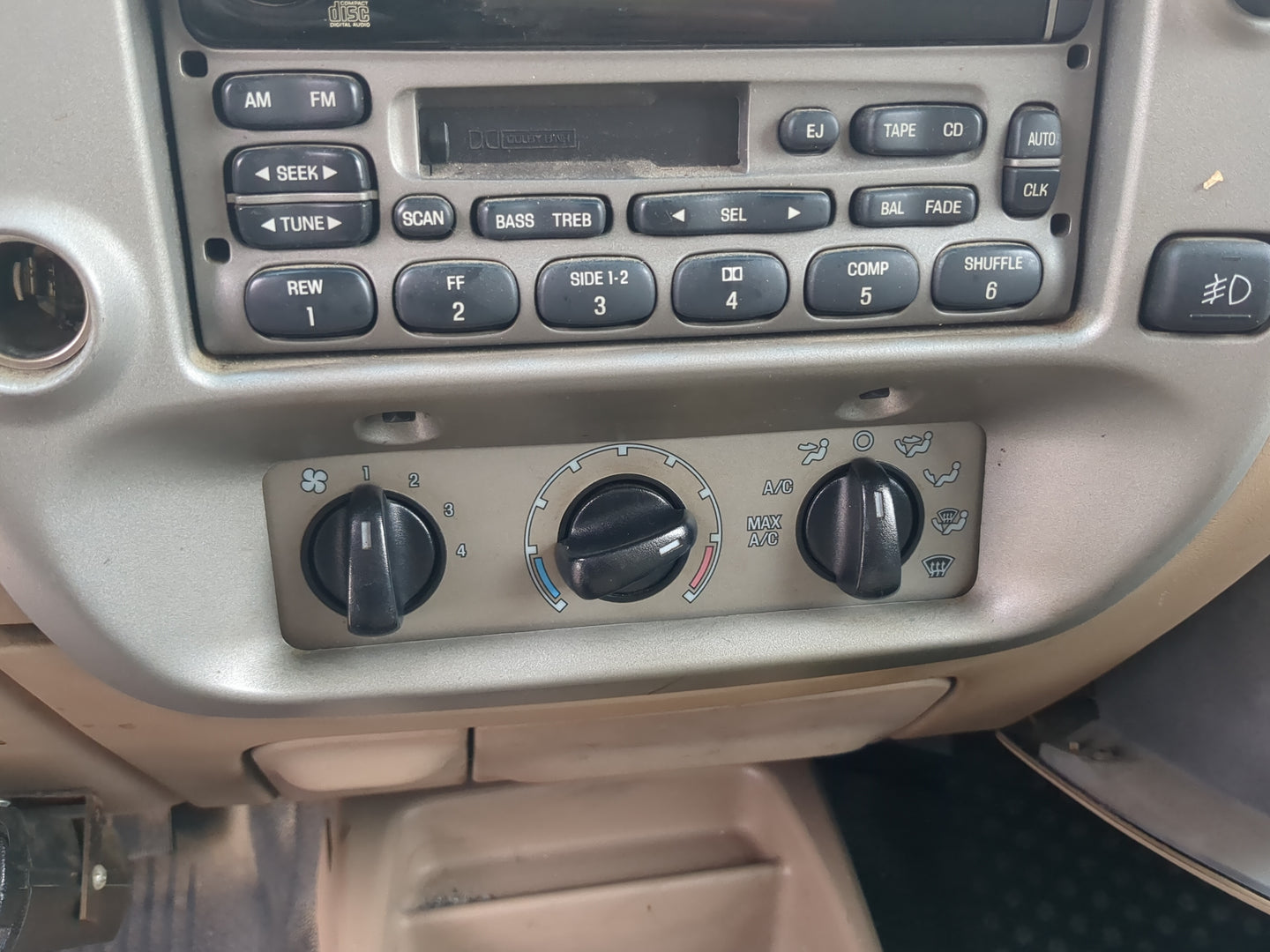 2001-2002 Ford Explorer Sport Trac Climate Control Module Temperature AC/Heater Replacement Fits Fits 2001 2002 OEM Used Aut
