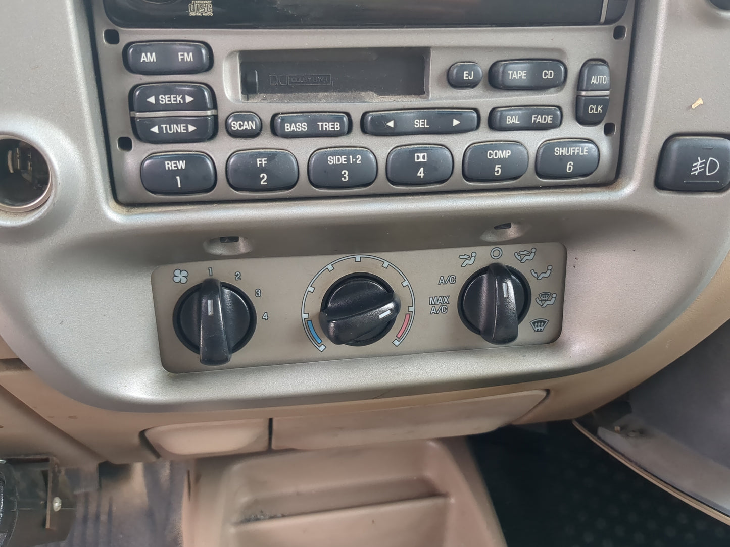 2001-2002 Ford Explorer Sport Trac Climate Control Module Temperature AC/Heater Replacement Fits Fits 2001 2002 OEM Used Aut