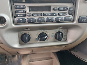 compare product 2001-2002 Ford Explorer Sport Trac Climate Control Module Temperature AC/Heater Replacement Fits Fits 2001 2002 OEM Used Auto Parts